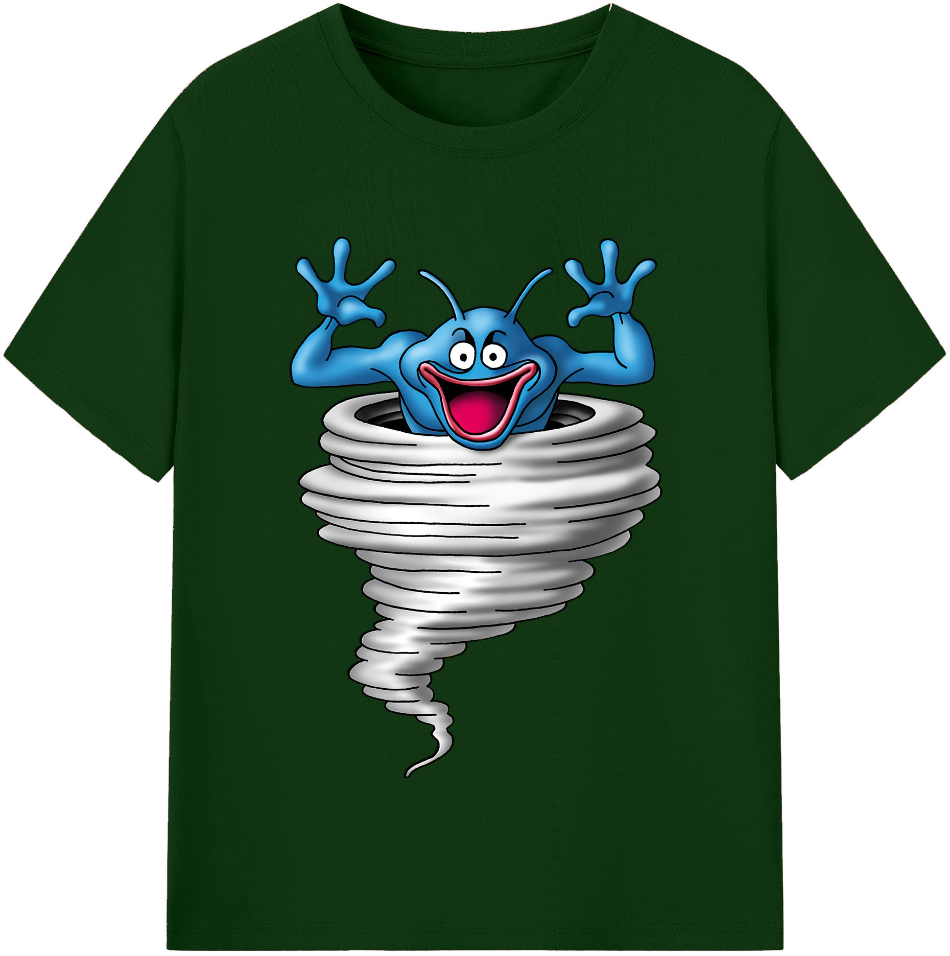 （画像用） ドラゴンクエスト Doragon Kuesuto Dragon Quest 綿100％半袖Tシャツ（フロントプリント）